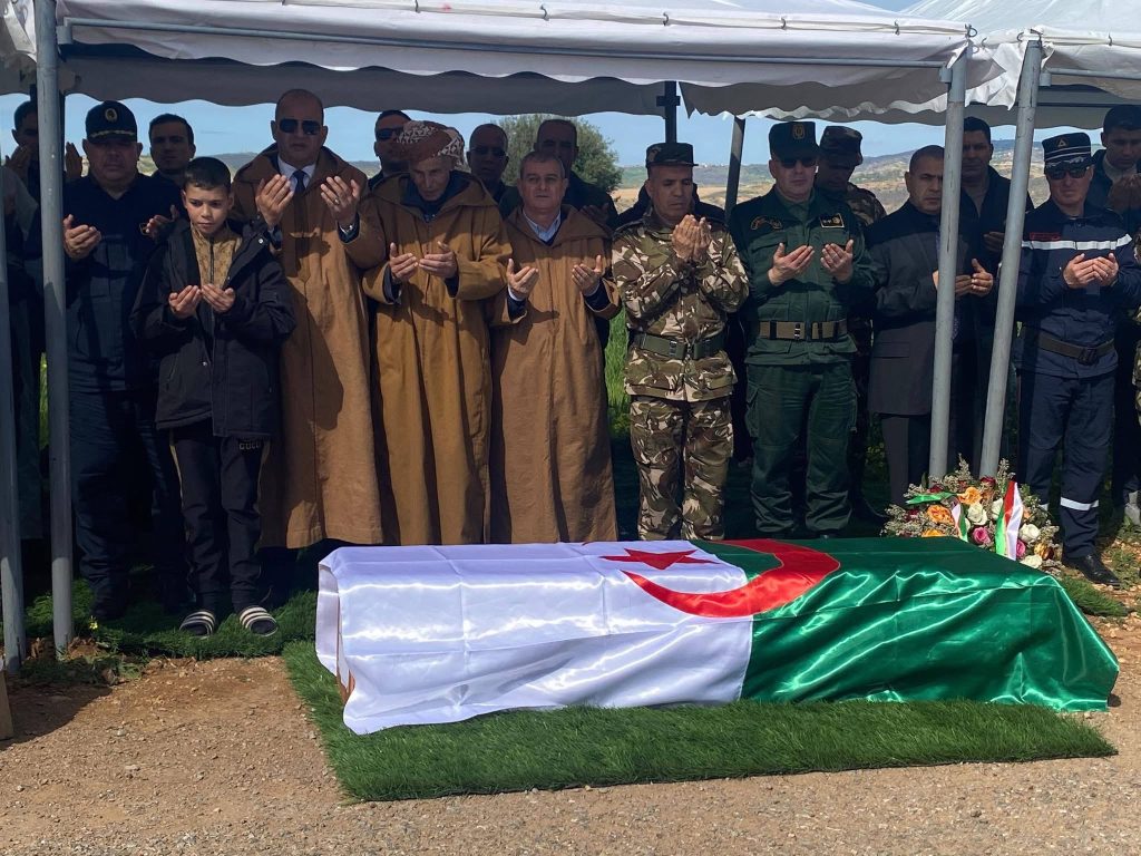 مستغانم تودع ابنها البار الشهيد بن نجة يوسف في جنازة مهيبة