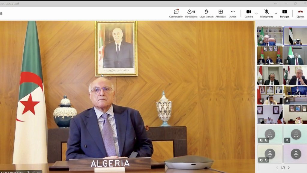 عطاف يشارك في اجتماع طارئ لوزراء الخارجية العرب  لبحث التصعيد العسكري في الشرق الأوسط والخليج العربي