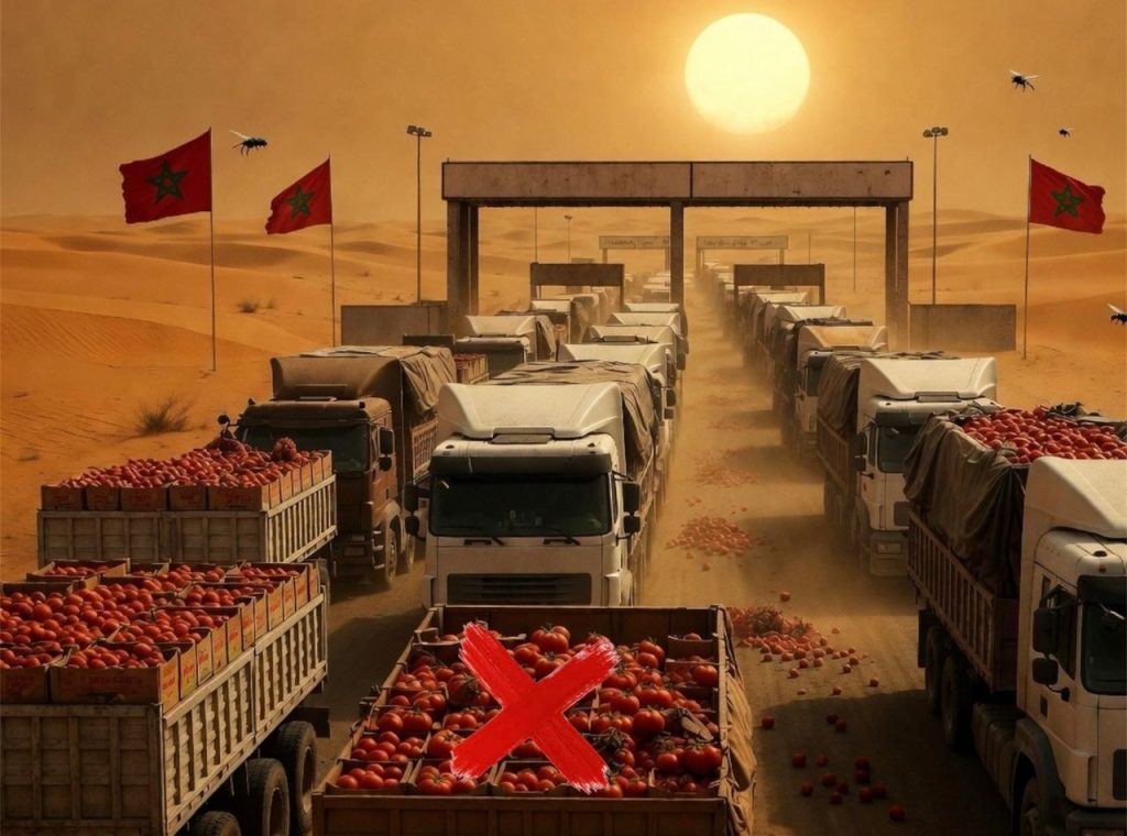 الطماطم المغربية تتعفن ..الدول الافريقية تفرض حصارا على المنتوجات الفلاحية المغربية المسرطنة