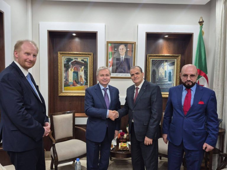 Trade Minister Kamal Rezig Hosts Sergei Cheryomin