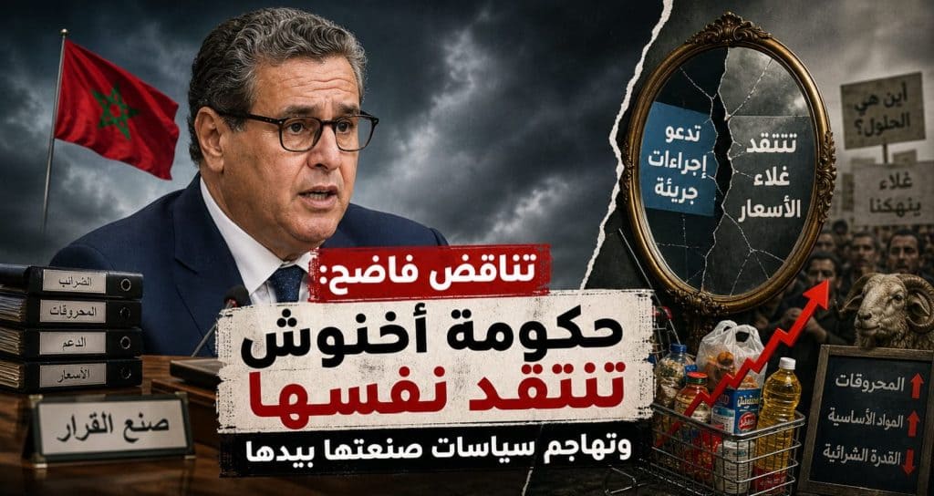 تناقض فاضح: حكومة أخنوش تنتقد نفسها وتهاجم سياسات صنعتها بيدها
