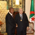 Angolan President Awards Tebboune the Order of Agostinho Neto