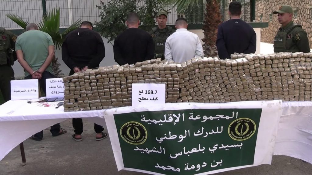Five drug traffickers arrested and 100 kg of cannabis seized in the west of the country.