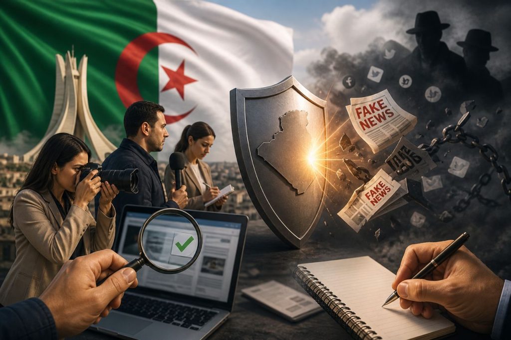 منظمة الصحافيين الجزائريين تدعو إلى مجابهة الأخبار الزائفة وفضح الأجندات التي تستهدف الجزائر!