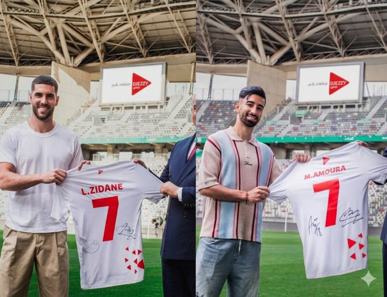 Djezzy choisit les internationaux algériens Mohamed Amine Amoura et Luca Zidane comme ambassadeurs de sa marque
