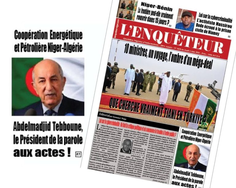 La presse nigériane salue la diplomatie du président Abdelmadjid Tebboune : « Des actes, pas des paroles. »