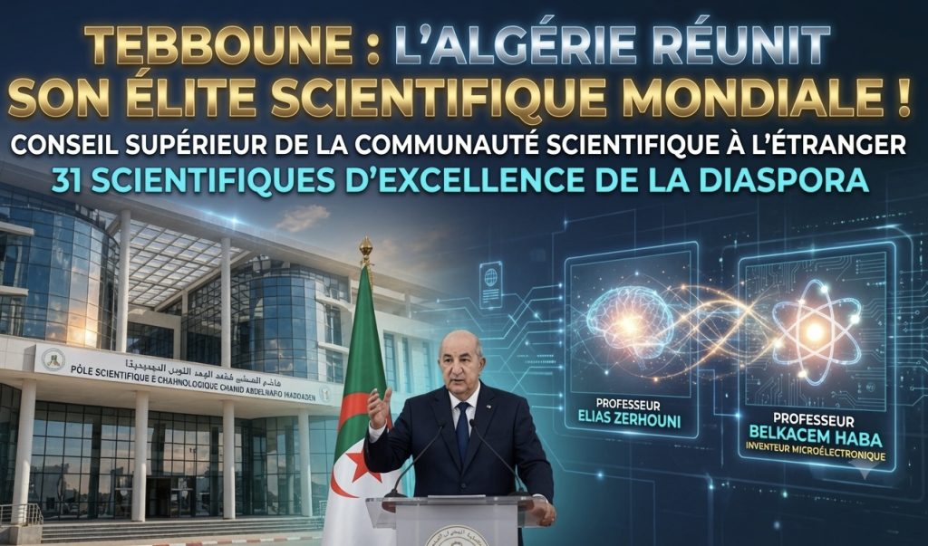 Tebboune concrétise sa promesse : l&rsquo;Algérie réunit ses plus grands scientifiques de la diaspora au sein d&rsquo;un conseil inédit