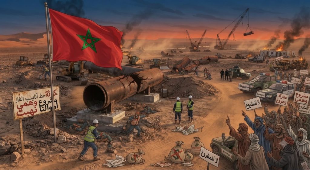 25 مليار دولار بلا ممول ولا ورشة.. ماكينة الدعاية المغربية تبيع أنبوبًا من الورق