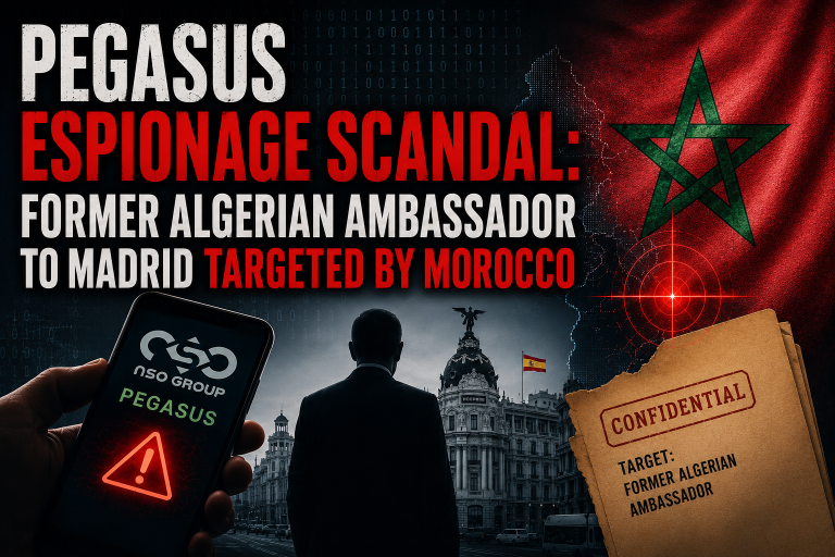 Pegasus Espionage Scandal: Former Algerian Ambassador to Madrid Targeted by Morocco