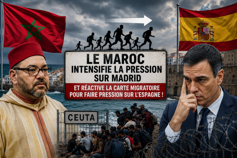Le Maroc intensifie la pression sur Madrid et réactive la carte migratoire pour faire pression sur l&rsquo;Espagne !