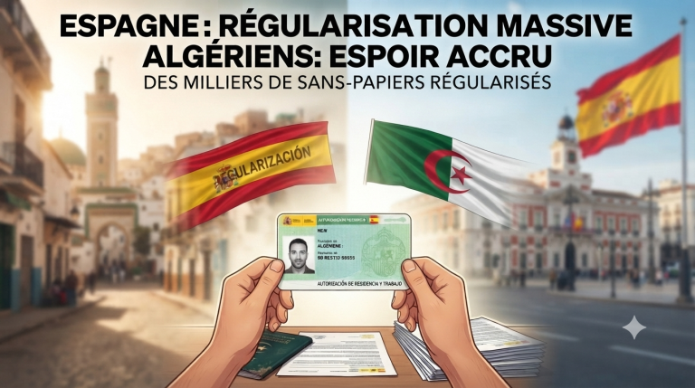 Espagne : une bonne nouvelle pour les sans-papiers, des milliers d&rsquo;Algériens pourraient en bénéficier