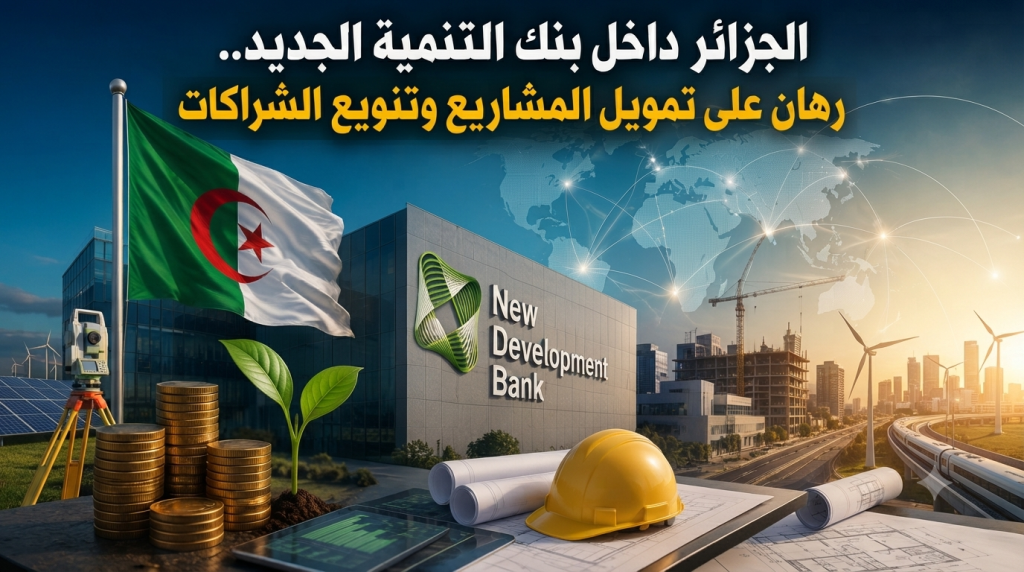 الجزائر داخل بنك التنمية الجديد.. رهان على تمويل المشاريع وتنويع الشراكات
