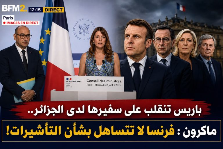 باريس تنقلب على سفيرها لدى الجزائر.. ماكرون : فرنسا لا تتساهل بشأن التأشيرات!