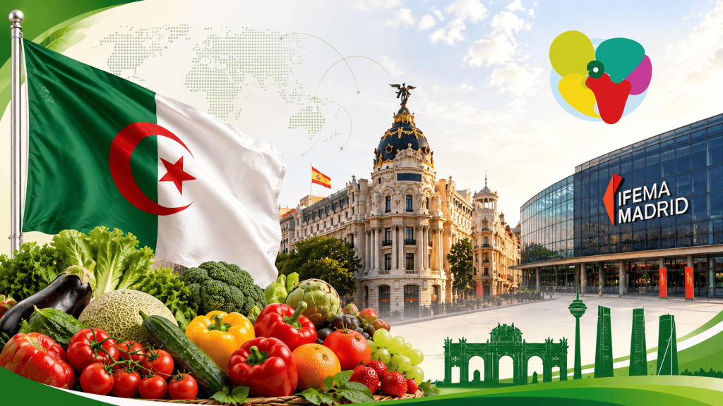 الجزائر تشارك في الصالون الدولي للفواكه والخضروات بمدريد أكتوبر المقبل