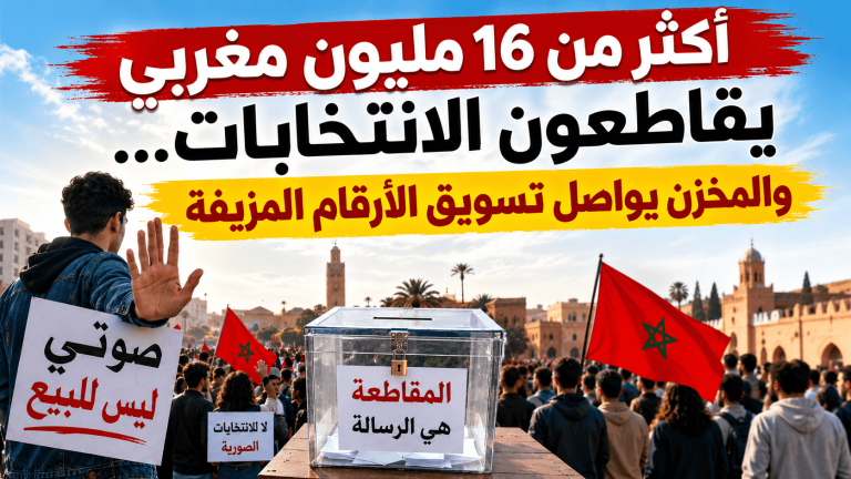 أكثر من 16 مليون مغربي يقاطعون الانتخابات… والمخزن يواصل تسويق الأرقام المزيفة