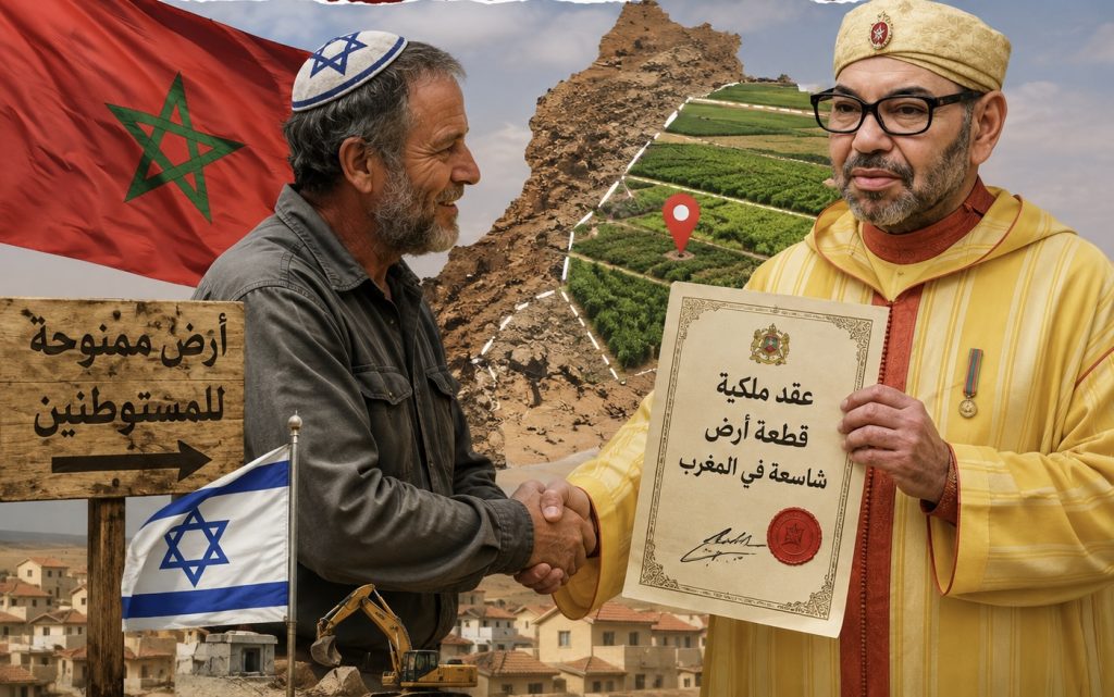 مستوطن إسرائيلي يشكر محمد السادس على منحه قطعة أرض شاسعة في المغرب!
