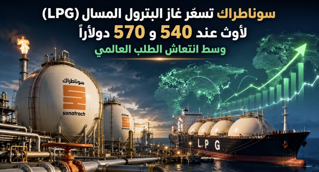 سوناطراك تضرب بقوة في سوق الغاز المسال.. أسعار أعلى وموقع إقليمي أقوى