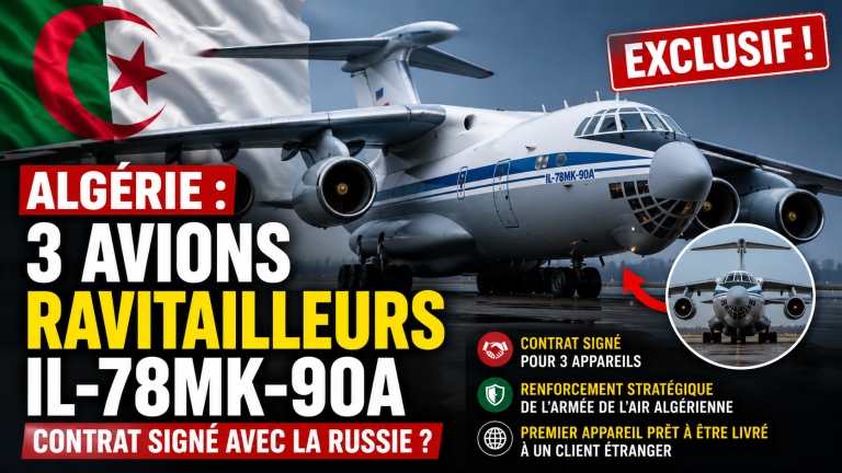 L’Algérie aurait commandé trois avions ravitailleurs russes Il-78MK-90A