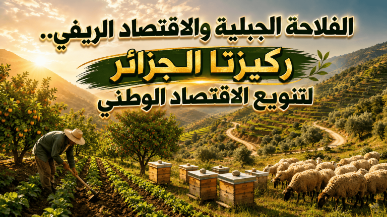 الفلاحة الجبلية والاقتصاد الريفي.. ركيزتا الجزائر لتنويع الاقتصاد الوطني