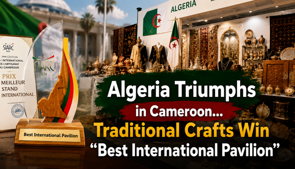 Algeria Triumphs in Cameroon… Traditional Crafts Win “Best International Pavilion”