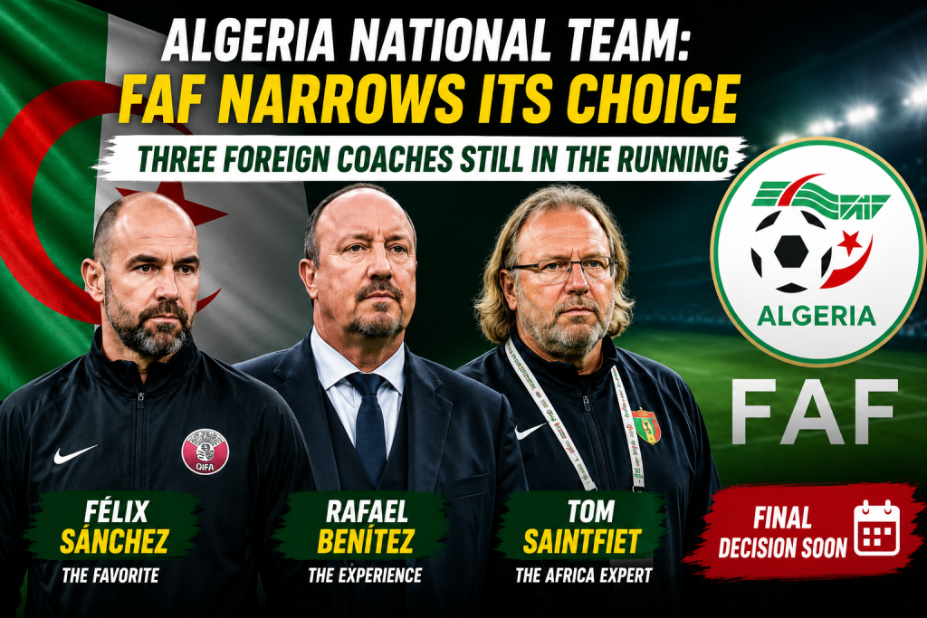 Algeria national team: FAF narrows its choice, three foreign coaches still in the running