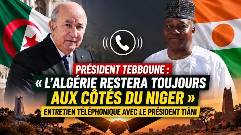 Tebboune réaffirme le soutien indéfectible de l’Algérie au Niger