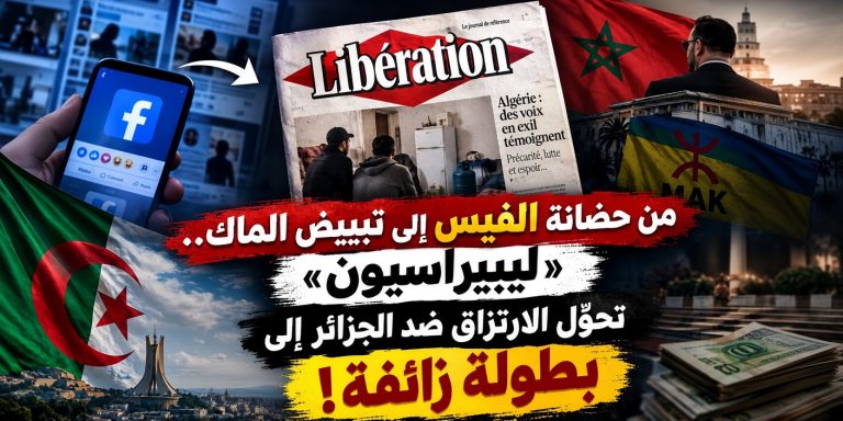 من حضانة الفيس إلى تبييض الماك.. «ليبيراسيون» تحوّل الارتزاق ضد الجزائر إلى بطولة زائفة