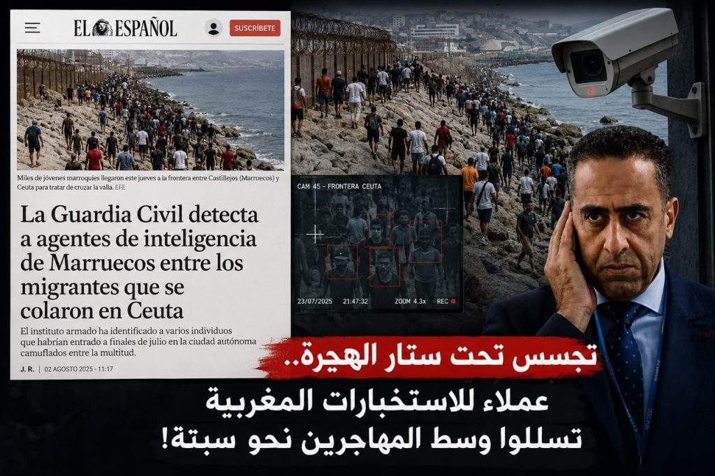 تجسس تحت ستار الهجرة!.. عملاء للاستخبارات المغربية تسللوا وسط المهاجرين نحو سبتة
