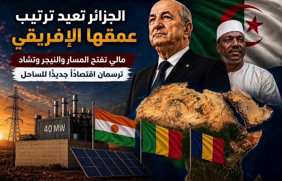 تبون يكسب معركة الأمن القومي ببراغماتية مع دول الساحل ..مالي النيجر والتشاد جبهات دفاع أولى للجزائر !