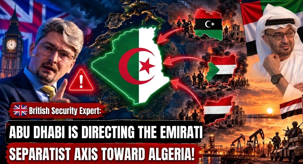 British Security Expert: Abu Dhabi Is Directing the Emirati Separatist Axis Toward Algeria!