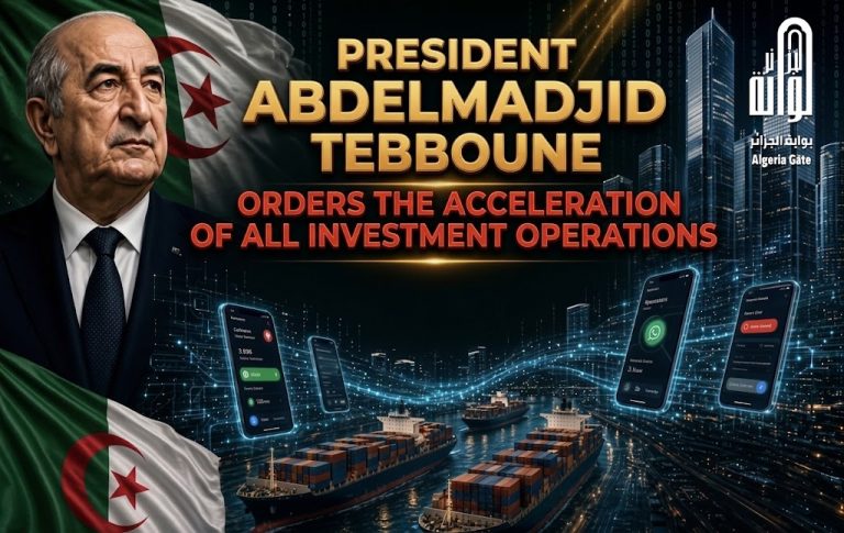 President Tebboune Orders the Acceleration of Digitization of Investment Operations