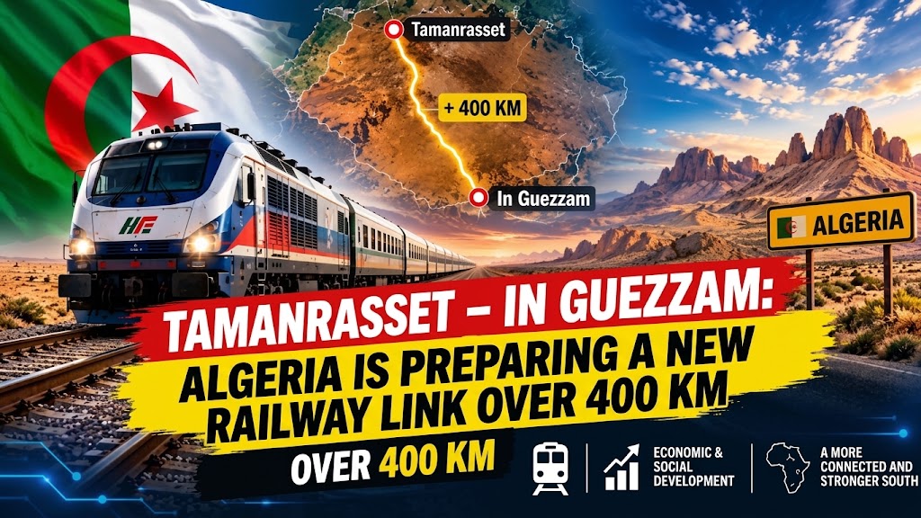 Tamanrasset–In Guezzam: Algeria Prepares a New Railway Link of More Than 400 km