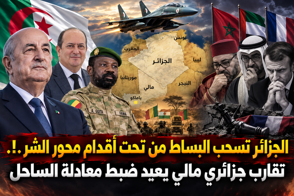 الجزائر تسحب البساط من تحت أقدام محور الشر!.. تقارب جزائري مالي يعيد ضبط معادلة الساحل