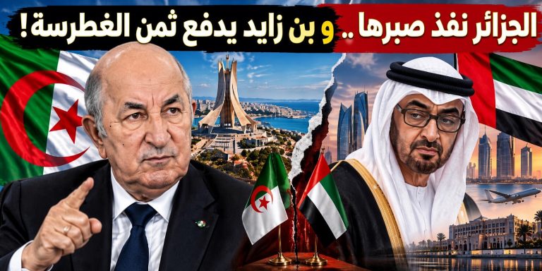 الجزائر نفذ صبرها .. و ⁧بن زايد‬⁩ يدفع ثمن الغطرسة! (مقال رأي)
