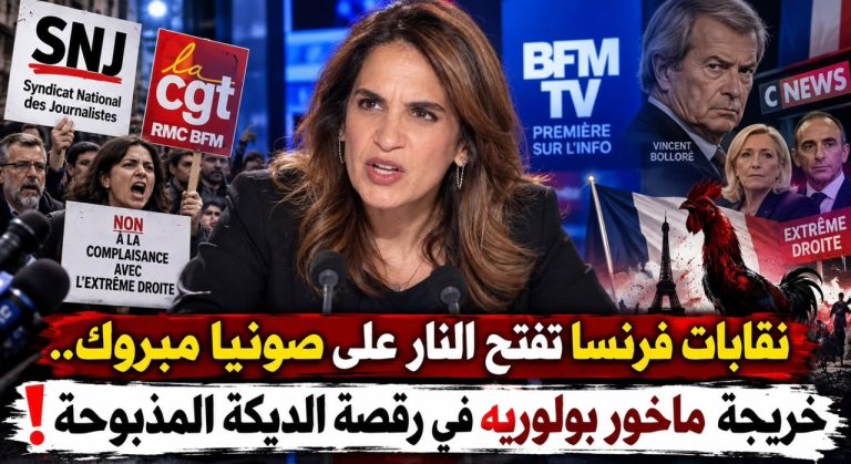 نقابات فرنسا تفتح النار على صونيا مبروك.. خريجة ماخور بولوريه في رقصة الديكة المذبوحة!