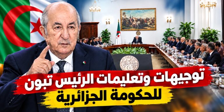 توجيهات وتعليمات الرئيس تبون للحكومة الجزائرية