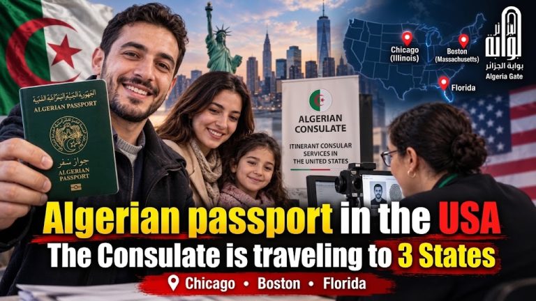 Passport Services Closer to Algerians: Consulate Announces Three-State Tour