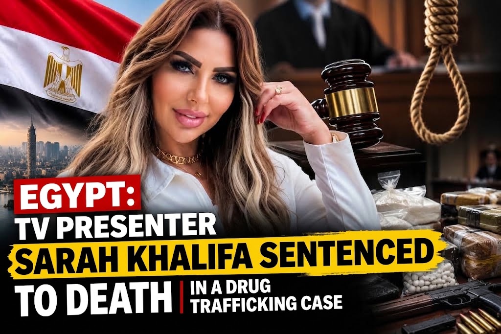 Egypt: TV presenter Sarah Khalifa sentenced to death in a drug-trafficking case