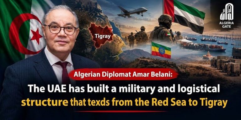 Algerian Diplomat: UAE Has Built a Military and Logistical Network Stretching from the Red Sea to Tigray