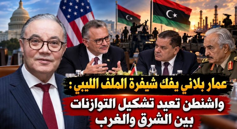 عمار بلاني يفك شيفرة الملف الليبي : واشنطن تعيد تشكيل التوازنات بين الشرق والغرب!